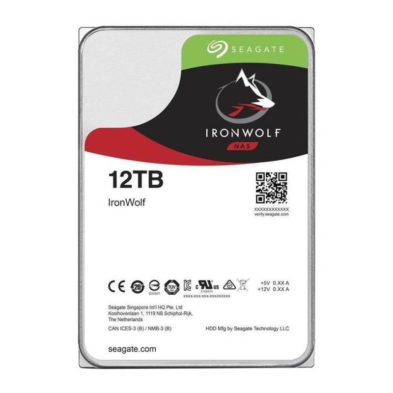 Seagate IronWolf NAS HDD ST12000VN0008 - 12TB 7200rpm 256MB 3.5zoll SATA600